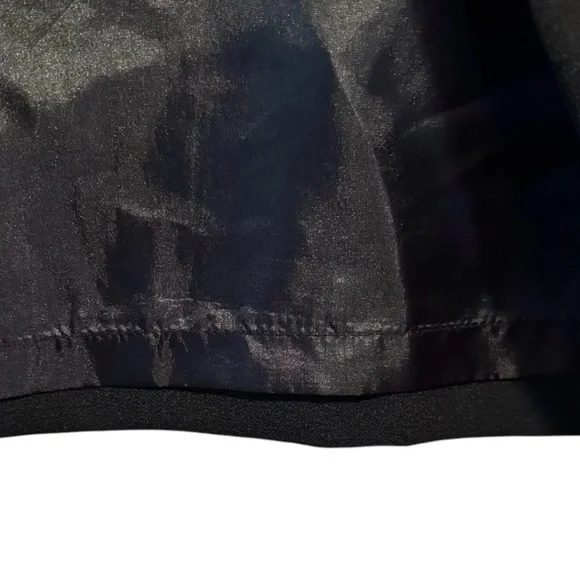 NWT Vintage Sandra Darren Black White Floral Eyelet Dress Size 12 - Picture 12 of 14